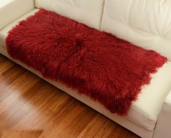 中国 10 -15cmのウールの大きい羊皮区域敷物、家のソファーのシート カバーのための羊皮のランナーの敷物 サプライヤー