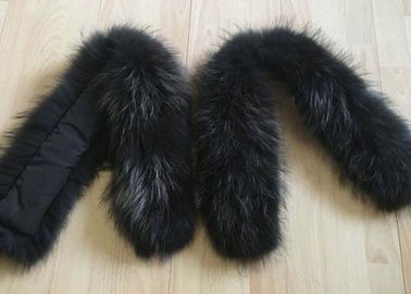 中国 アライグマの毛皮つばののための多彩な染められた実質の中国人Foxの毛皮のコート90 *15cmは塗ります サプライヤー