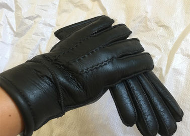 中国 防風のためのメンズ オーストラリアの最も暖かい羊皮の手袋の毛皮によって並べられる柔らかい革 サプライヤー
