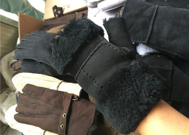 中国 実質のオーストラリアの羊皮の最も暖かい羊皮の手袋耐久S/M/Lサイズ サプライヤー
