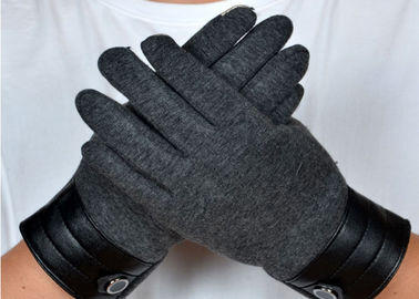 中国 ダーク グレーの女性タッチ画面の手袋、タッチ画面指を搭載する冬の手袋  サプライヤー