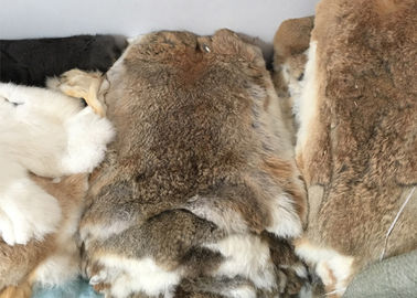 中国 冬のための全レックスのウサギの皮の実質の柔らかく柔らかく重い密度を並べるコート サプライヤー
