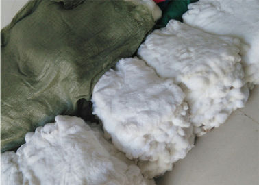 中国 冬の投球、22*30cmの白いウサギの毛皮の毛皮のための本物のジャケットのウサギの毛皮  サプライヤー