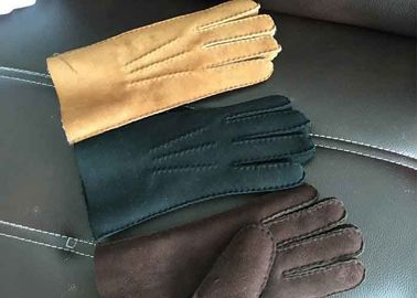 中国 保護指のための手作りベージュ最も暖かい羊皮の手袋のS M L XL サプライヤー