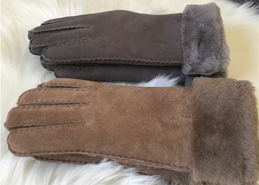 中国 女性の羊皮の冬の手袋100%のハンドメイドの実質のウールのライニングの手袋のミトン サプライヤー