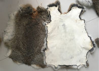 中国 Eco友好的な日焼けさせたレックスのウサギの皮家の織物/枕のための1.5-3 Cmの毛皮の長さ 会社