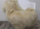 柔らかい巻き毛の長い毛の大きく白い羊皮の敷物100%のモンゴル/チベットの子ヒツジの毛皮 サプライヤー
