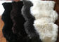 実質のオーストラリアの羊皮の祈り敷物の灰色の黒はLambskinの長いウールの敷物を染めました サプライヤー