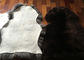 自然なオーストラリアの羊皮の敷物の黒は長いウールの羊皮の単一の毛皮の投球を染めました サプライヤー