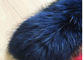 アライグマの毛皮つば100%の実質のアライグマの毛皮つばの大きく青いコートのトリムの付属品 サプライヤー
