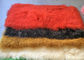 ソファー、小さく長いウールの羊皮の敷物のための染められたモンゴルの贅沢な毛皮の投球 サプライヤー