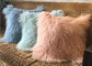 装飾的な枕18インチの長いヒツジの毛皮の、モンゴルの毛皮の屋外の投球枕  サプライヤー