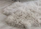 羊皮の敷物の特大家の付属品のタン モンゴルの色の実質動物の毛皮 サプライヤー
