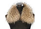 純粋な色の反収縮のコート、柔らかい毛皮の首つばのための取り外し可能な毛皮つば  サプライヤー