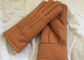 防風の人のウールライニングの羊皮の手袋、厚い毛皮によって並べられる皮手袋のミトン  サプライヤー