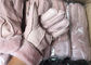 滑らかな表面の冬の最も暖かい羊皮の手袋の二重表面ピンクLサイズ サプライヤー
