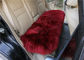 暖かい保存のための染められた快適なラムズウールのシート・クッションの本物のメリノの毛皮 サプライヤー