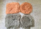 実質のモンゴルのチベットの子ヒツジの毛皮の投球枕のための新しいモンゴルの毛皮の生地 サプライヤー