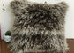 チベットのLambswoolの枕カバー自然な長い髪のモンゴルの子ヒツジの毛皮の枕 サプライヤー