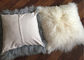 16&quot;モンゴルの羊皮の枕羊皮のウールの毛皮の革枕カバーのモンゴルのLambswoolの枕 サプライヤー