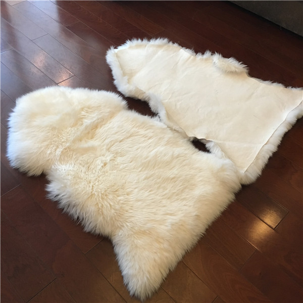 実質の長いメリノのウールの毛皮のベッドは注文色/サイズの毛布を投げます