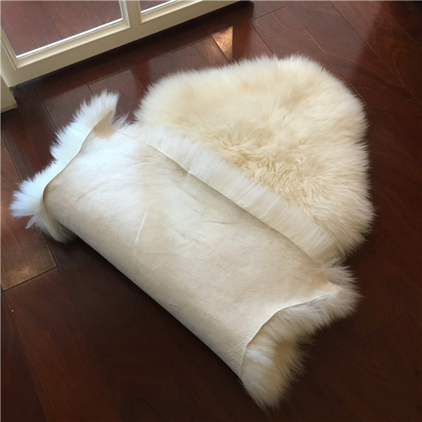 実質の長いメリノのウールの毛皮のベッドは注文色/サイズの毛布を投げます