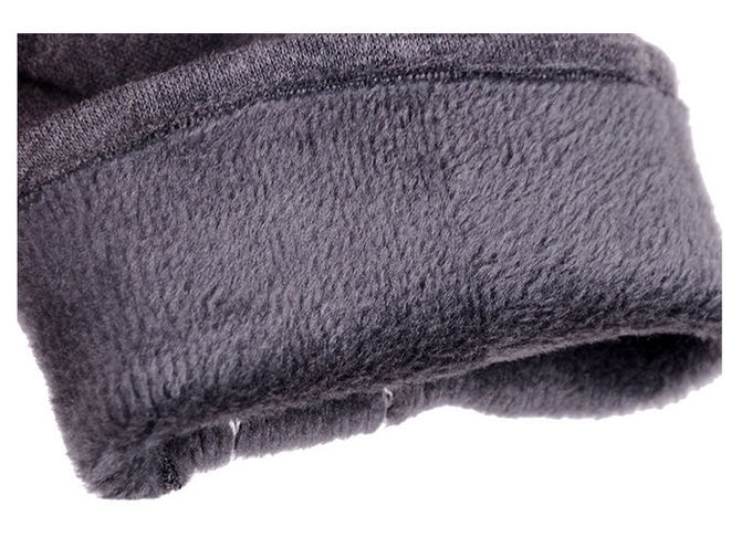 マイクロ ビロード レディース羊毛の手袋、毛皮のライニングが付いているSmatouchの柔らかい手袋