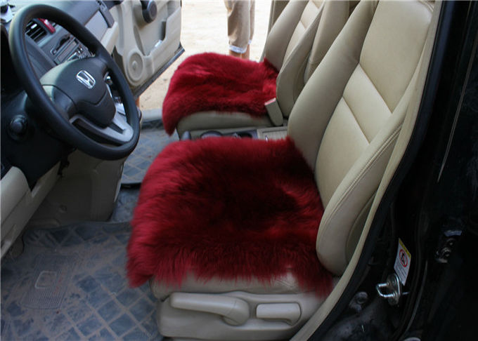 車の後部席のために快適な正方形の長く柔らかいラムズウールのシート・クッション