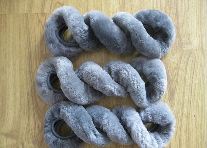 秋/冬のオーストラリアのウールが付いているベージュ羊皮のハンドル カバー