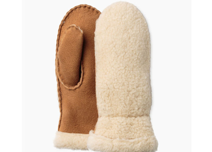 最も暖かいShearlingの羊皮の手袋