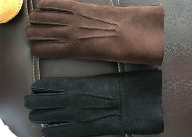 中国 タッチ画面の指先が付いている最も暖かい羊皮の手袋の手袋を並べるカシミヤ織 サプライヤー