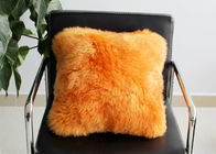 ソファ、椅子のブラウンの毛皮の投球枕カバーのための長いウールの装飾的な枕