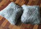 倍は柔らかく曖昧な枕、実質のモンゴルの毛皮のクッション羊皮の味方しました サプライヤー