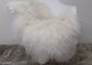 柔らかい巻き毛の長い毛の大きく白い羊皮の敷物100%のモンゴル/チベットの子ヒツジの毛皮 サプライヤー