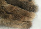 アライグマの衣服の付属品のためのクリーム色の毛皮つば、長い毛型の毛皮つば  サプライヤー