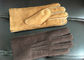 タッチ画面の指先が付いている最も暖かい羊皮の手袋の手袋を並べるカシミヤ織 サプライヤー