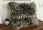厚く暖かく柔らかいモンゴルの毛皮の枕長い巻き毛のウールの反無呼吸50*50cm サプライヤー
